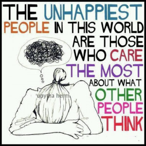 Unhappy people