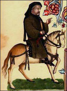 Chaucer Portrait from the Ellesmere Manuscript
