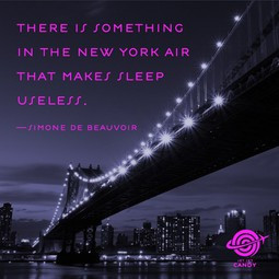 New York City quote featured on Jet Set Candy's blog, the Charming ...