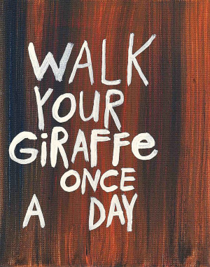 Giraffe Sayings