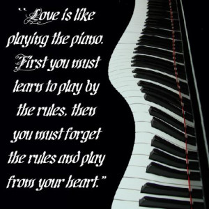 Love is Like Playing The Piano