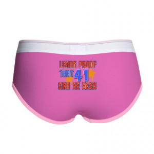41 Birthday Gifts > 41 Birthday Underwear & Panties > Cool 41 year old ...