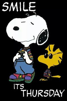 Snoopy..thursday's. More