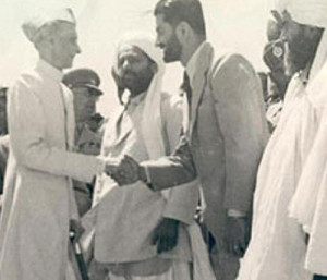 Quaid-e-Azam with Sardar Akbar Bugti