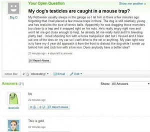 my dog s testicles are caught in a mouse trap funny facebook status