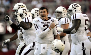 Texas A&M vs Rice: Johnny Manziel sparks, exasperates Texas in victory