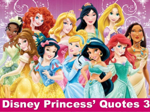 Disney Princess' Life Quotes 3
