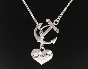 Godmother Mother Mom You Are My Anc hor My Rock Lariat Necklace ...