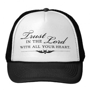 Trust in the Lord With All Your Heart Mesh Hat