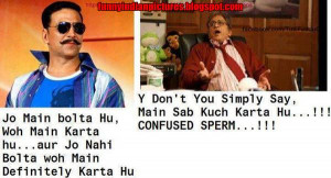 Akshey Kumar funny bollywood actor Jokes Pictures