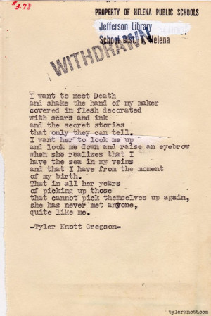 Typewriter Series #283 by Tyler Knott Gregson