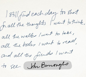 John Burroughs Quote