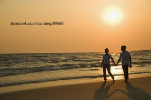 young couple was very much in luv,decided to get married.