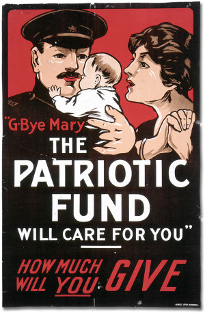 War Poster - Patriotic Fund : G-Bye Mary, the Patriotic Fund Will Care ...