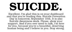 Suicide Prevention Quotes Tumblr Death mine depression suicide