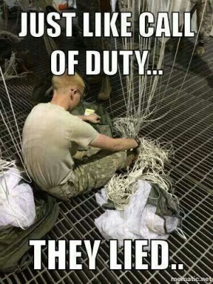 Call of Duty. Army. Um. Not quite.