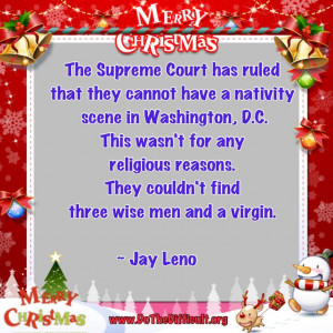 Funny Jay Leno Christmas Quote - DoTheDifficult.org - Quotes & More