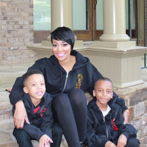 Songbird Monica Brown spent Easter Sunday at home with her sons ...