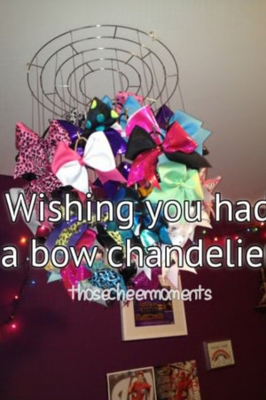 Cheer bow chandler!!! I'm making one for my daughter! Of course, if I ...