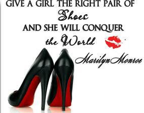 Customized a right pair of shoes Marilyn monroe quotes pattern Retro ...