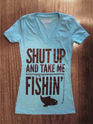 Luckless Clothing Co | Take Me Fishin' (Aqua)