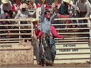 Lane in Cheyenne, only a few days before his last ride.