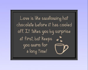 Love is Like Hot Chocolate
