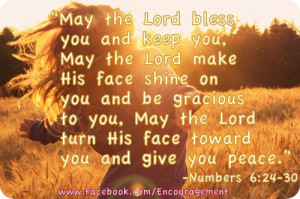 May The Lord Bless And Keep...