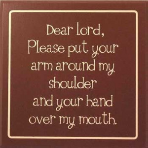 Keep my mouth shut...