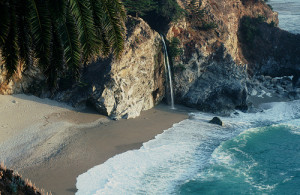 ... beach, girl, love, ocean, sand, sea, text, trees, vacation, waterfall