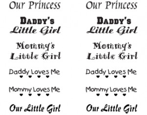 ... or whatever you want but yeah!i'm daddy n mummy little princess