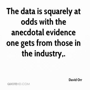 The data is squarely at odds with the anecdotal evidence one gets from ...