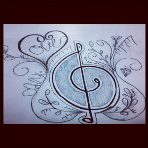 Music drawing