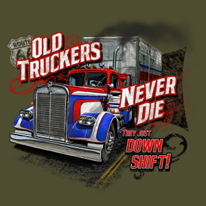 old trucker never die pic