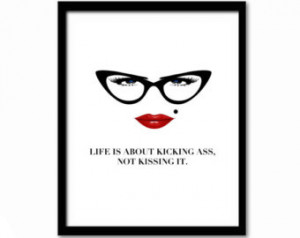 Quote Print, Sassy Quote, Girly Gif t, Inspirational Quote ...