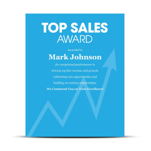 Sales Industry Award Plaque (760134)