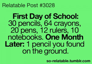 First Day of School LOL so True