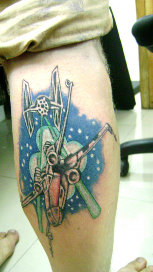 Star Wars X Wing Tattoo