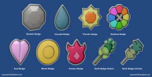 Indigo League Badges...