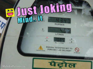 Petrol Price Hike Funny Just Joking India