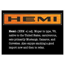 HEMI definition Poster