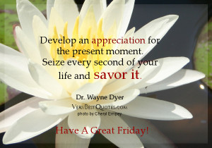 Friday Good Morning Quotes, Seize every second of your life and savor ...