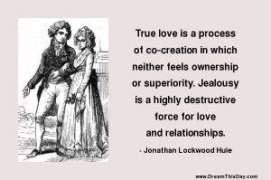 True love is a process of co- creation