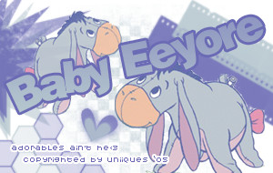 Peluche Baby Eeyore Flopsy