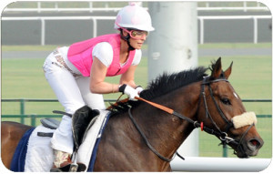 Canadian jockey Chantal Sutherland first woman to ride in Dubai World ...