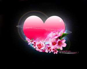 heart flowers love quotes wallpaper 1024x819 iwallhd wallpaper hd love