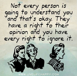 Ignore irrelevant ppl