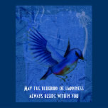 bluebird of happiness inspirational quote delightful bluebird on a ...