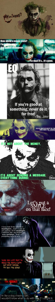 Batman dark knight, Best Joker quotes...click on the pin and it well ...