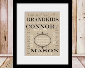 ... , Parents Get Promoted Quote, Special Occasion Gift for Grandparents